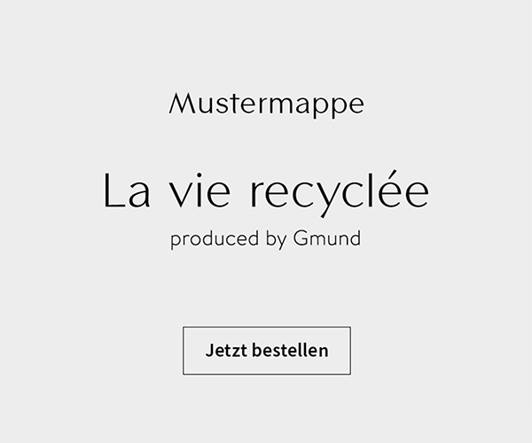 Bestellbild für die Mustermappe von La vie recyclée