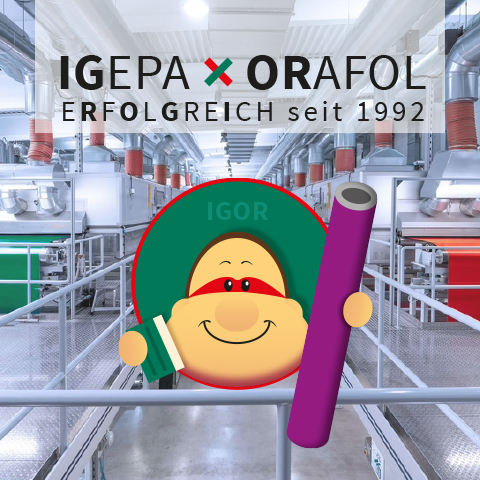 IGEPA X ORAFOL – 33 Jahre starke Partnerschaft IGEPA X ORAFOL – 33 Jahre starke Partnerschaft