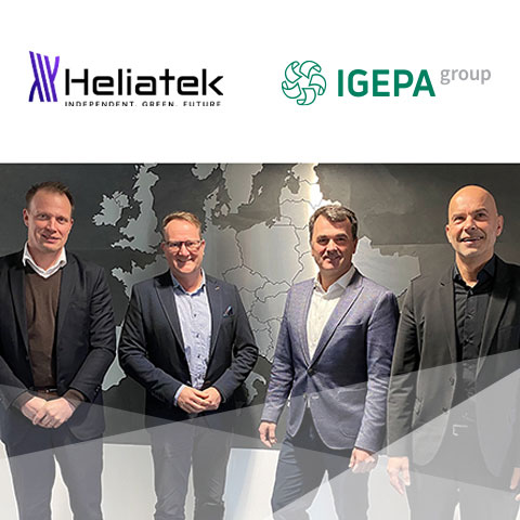 Die IGEPA group wird Heliatek’s  exklusiver Fachgroßhandelspartner