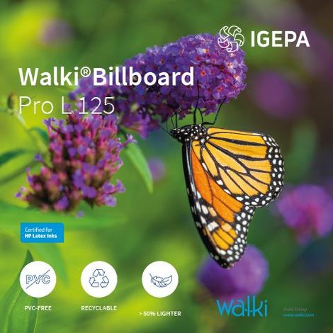 Walki®Billboard Pro L 125 Frontlit Banner