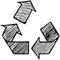 Piktogramm von Upcycling für Öko Filter